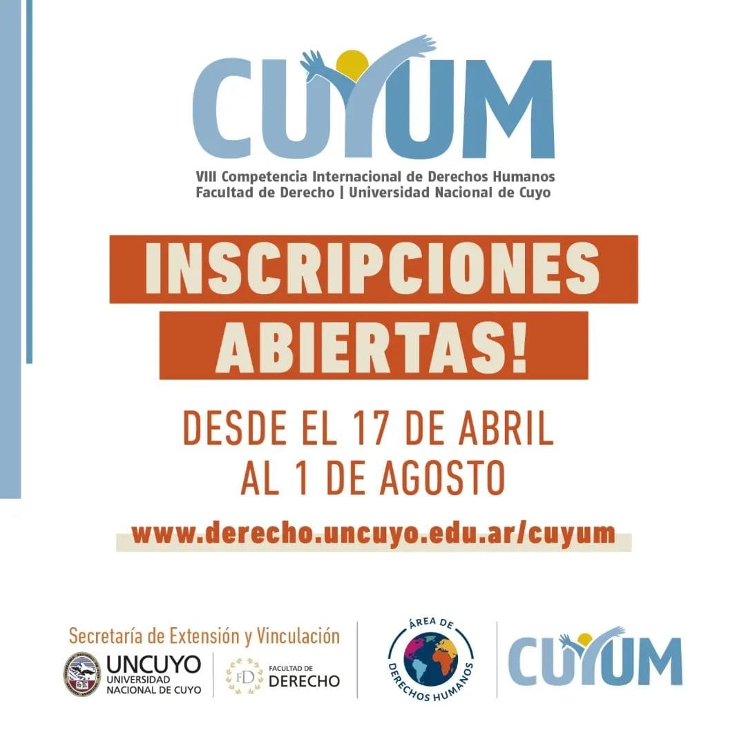 VIII Edición de las Competencias Internacionales de Derechos Humanos CUYUM 2023